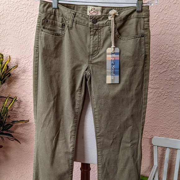 NWT Epic Studio olive color ladies pants - Picture 16 of 16